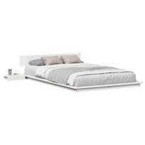vidaXL Lovos rėmas Ruda 140 x 190 cm Medis