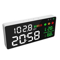 11in Large Screen Decibel Meter WIFI LED Display Temperature Humidity Sound Level Detector Monitor 30‑130dB ABS white