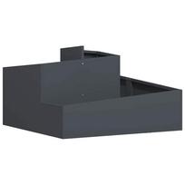 vidaXL Sodo vazonas Antracito 80 x 80 x 50 cm Šaltai valcuotas plienas