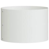vidaXL Vazonų žiedas Balta 30 x 30 x 20 cm Šaltai valcuotas plienas