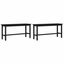 vidaXL Valgomojo suolas 100 x 32,5 x 48,5 cm 2 vnt.