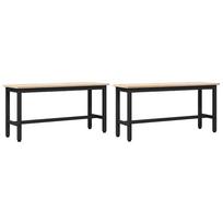 vidaXL Valgomojo suolai 100 x 32,5 x 49 cm 2 vnt.