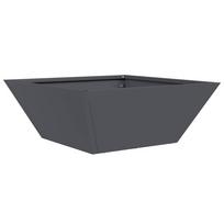 vidaXL Sodo vazonas Antracito 40 x 40 x 15 cm Šaltai valcuotas plienas