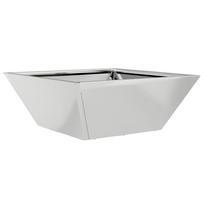 vidaXL Sodo vazonas Sidabrinė 40 x 40 x 15 cm Galvanizuotas plienas