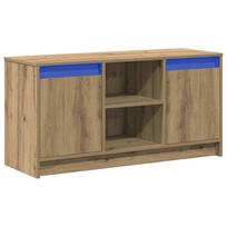 vidaXL TV vienetai 100 x 34 x 50 cm Ruda Apdirbta mediena