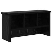 vidaXL Prikabinamas paltas Sieninis Juodas ąžuolas 50 x 16 x 26 cm