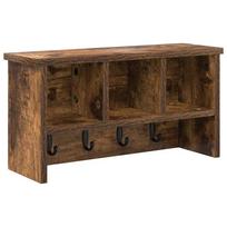 vidaXL Prikabinamas paltas Sieninis Rūkyta ąžuolas 50 x 16 x 26 cm