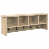 vidaXL Prikabinamas paltas Sieninis Sonoma ąžuolas 75 x 16 x 26 cm