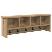 vidaXL Prikabinamas paltas Sieninis Amatininkų ąžuolas 75 x 16 x 26 cm