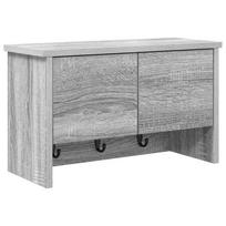 vidaXL Prikabinamas paltas Sieninis Pilkas Sonoma 50 x 20 x 30 cm