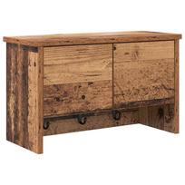 vidaXL Prikabinamas paltas Sieninis Senas medis 50 x 20 x 30 cm