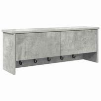 vidaXL Prikabinamas paltas Sieninis Betono pilka 80 x 20 x 30 cm