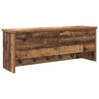 vidaXL Prikabinamas paltas Sieninis Senas medis 80 x 20 x 30 cm
