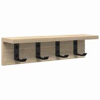 vidaXL Prikabinamas paltas Sieninis Sonoma ąžuolas 40 x 10,5 x 10,5 cm
