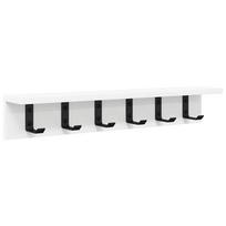 vidaXL Prikabinamas paltas Sieninis Balta 60 x 10,5 x 10,5 cm