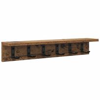 vidaXL Prikabinamas paltas Sieninis Senas medis 60 x 10,5 x 10,5 cm