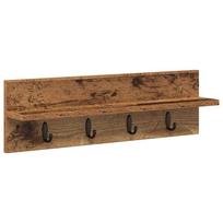 vidaXL Prikabinamas paltas Sieninis Senas medis 60 x 10,5 x 18 cm