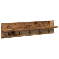 vidaXL Prikabinamas paltas Sieninis Senas medis 80 x 10,5 x 18 cm
