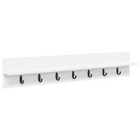 vidaXL Prikabinamas paltas Sieninis Balta 100 x 10,5 x 18 cm