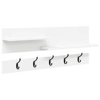 vidaXL Prikabinamas paltas Sieninis Balta 90 x 15 x 36 cm