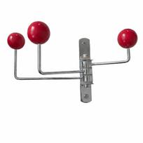 Storage Decoration 3/4 Hooks Wall Hook Space Saving Vintage Metal Rotating Hook INS Folding Swing Arm Coat Hook Entryway pink
