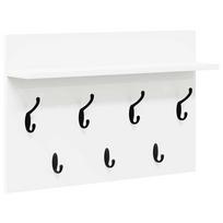 vidaXL Prikabinamas paltas Sieninis Balta 60 x 40 x 12 cm