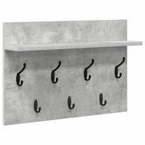 vidaXL Prikabinamas paltas Sieninis Betono pilka 60 x 40 x 12 cm