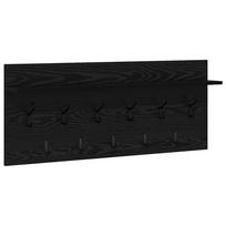 vidaXL Prikabinamas paltas Sieninis Juodas ąžuolas 100 x 40 x 12 cm