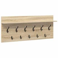 vidaXL Prikabinamas paltas Sieninis Sonoma ąžuolas 100 x 40 x 12 cm