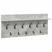 vidaXL Prikabinamas paltas Sieninis Betono pilka 100 x 40 x 12 cm