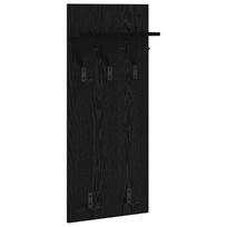 vidaXL Prikabinamas paltas Sieninis Juodas ąžuolas 40 x 10 x 90 cm