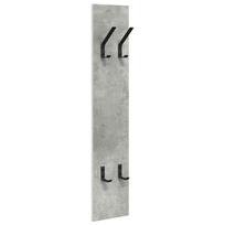 vidaXL Prikabinamas paltas Sieninis Betono pilka 20 x 1,5 x 100 cm