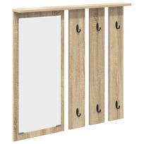 vidaXL Prikabinamas paltas Sieninis Sonoma ąžuolas 84 x 10 x 80 cm