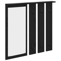 vidaXL Prikabinamas paltas Sieninis juoda ąžuolo 84 x 10 x 80 cm