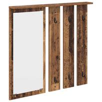 vidaXL Prikabinamas paltas Sieninis Sena mediena 84 x 10 x 80 cm