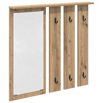 vidaXL Prikabinamas paltas Sieninis artisano ąžuolo 84 x 10 x 80 cm