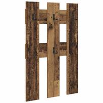 vidaXL Prikabinamas paltas Sieninis Senas medis 65 x 3 x 100 cm