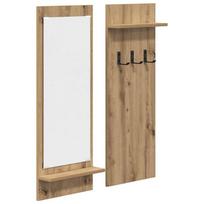 vidaXL Prikabinamas paltas Sieninis Amatininkų ąžuolas 70 x 10 x 90 cm