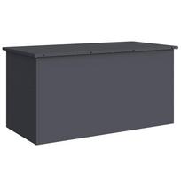 vidaXL Sodo saugojimo pagalvių dėžė Galvanizuotas plienas 220 L