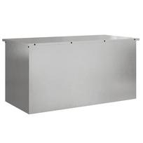 vidaXL Sodo saugojimo pagalvių dėžė Galvanizuotas plienas 220 L