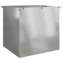 vidaXL Sodo saugojimo pagalvių dėžė Galvanizuotas plienas 117 L