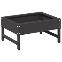 vidaXL Paukščių šėrykla Juoda 80 x 28 x 13.5 cm