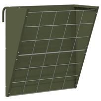 vidaXL Pakabinama šiaudų šėrykla Alyvuogių žalia 61 x 33 x 66 cm 5 kg