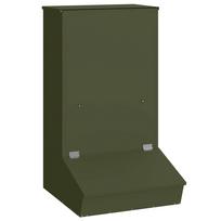 vidaXL Kiaulių šėrykla Alyvuogių žalia 55 x 51 x 91,5 cm 20 kg