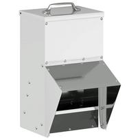 vidaXL Vištų lesykla Sidabro 20 x 25 x 35 cm Cinkuota plienas