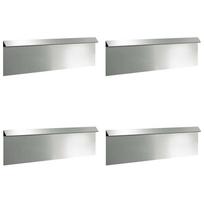 vidaXL Sraigių tvora 4 vnt. 100 x 3,5 x 25 cm Galvanizuotas plienas