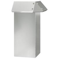 vidaXL Sraigių tvora 13,5 x 13,5 x 25 cm Galvanizuotas plienas
