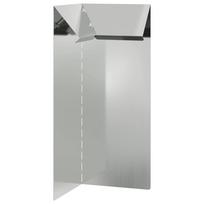 vidaXL Sraigių tvora 10 x 10 x 25 cm Galvanizuotas plienas Sidabrinė