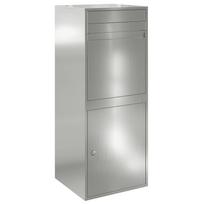 vidaXL Siuntų dėžutė Sidabrinė 41 x 38 x 103 cm Galvanizuotas plienas