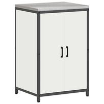 vidaXL Virtuvės Saugojimo Spintelė HATTEM Balta 60 x 50 x 92 cm